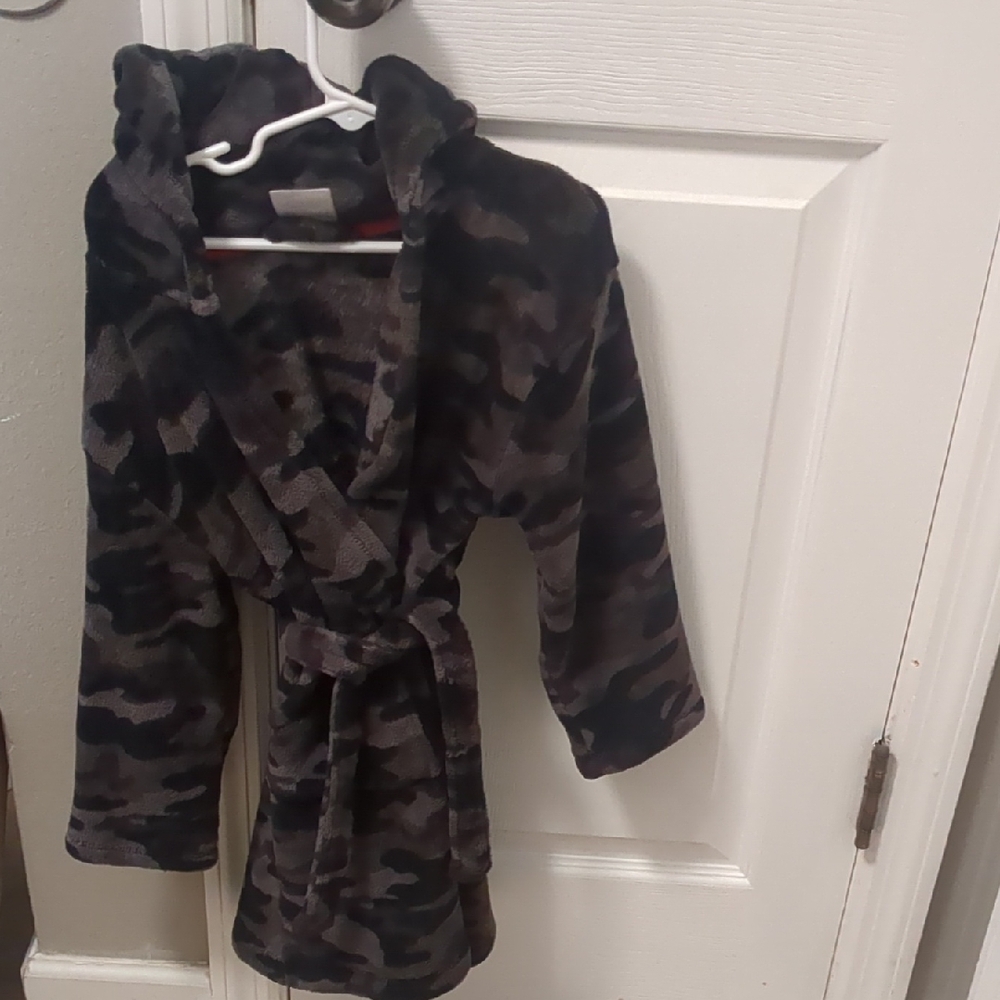 GAP Kids Hooded Camouflage Robe